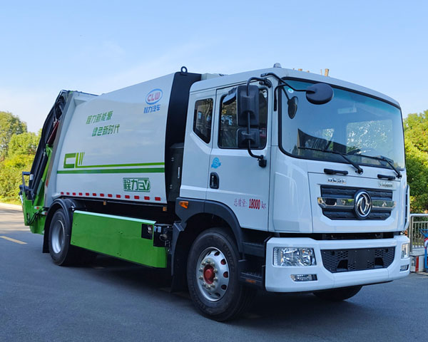 東風凱普特12方純電動壓縮垃圾運輸車
