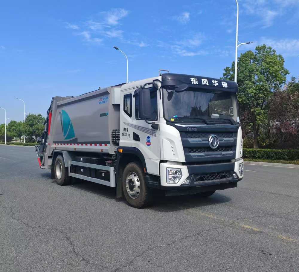 東風華神18噸純電動壓縮式垃圾運輸車